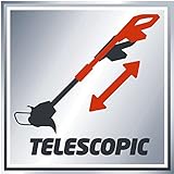 Einhell Elektro-Rasentrimmer GC-ET 4530 Set (Motorkopf 4-fach neigbar & 180° drehbar, Alu-Führungsholm stufenlos teleskopierbar, Flowerguard)