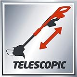 Einhell Elektro-Rasentrimmer GC-ET 4530 Set (Motorkopf 4-fach neigbar & 180° drehbar, Alu-Führungsholm stufenlos teleskopierbar, Flowerguard)