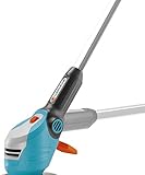 GARDENA Rasentrimmer PowerCut Plus 650/30: Trimmer mit leistungsstarkem 650 Watt Motor, großer 300 mm Schnittkreis, mit schwenkbarem Trimmerkopf, Führungsrad, AutoSpeed Funktion (9811-20)