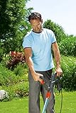 GARDENA Rasentrimmer PowerCut Plus 650/30: Trimmer mit leistungsstarkem 650 Watt Motor, großer 300 mm Schnittkreis, mit schwenkbarem Trimmerkopf, Führungsrad, AutoSpeed Funktion (9811-20)