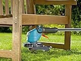 GARDENA Rasentrimmer PowerCut Plus 650/30: Trimmer mit leistungsstarkem 650 Watt Motor, großer 300 mm Schnittkreis, mit schwenkbarem Trimmerkopf, Führungsrad, AutoSpeed Funktion (9811-20)