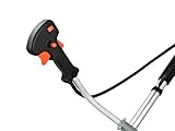 JOHN GARDENER Benzin Motorsense 6 PS Freischneider Rasentrimmer Trimmer Leicht Benzin Gartenwerkzeug Rasenmäher Freischneider